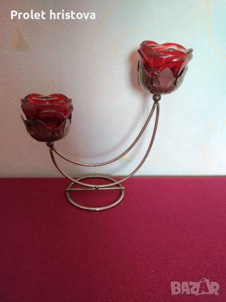 Свещник и украшение, снимка 1