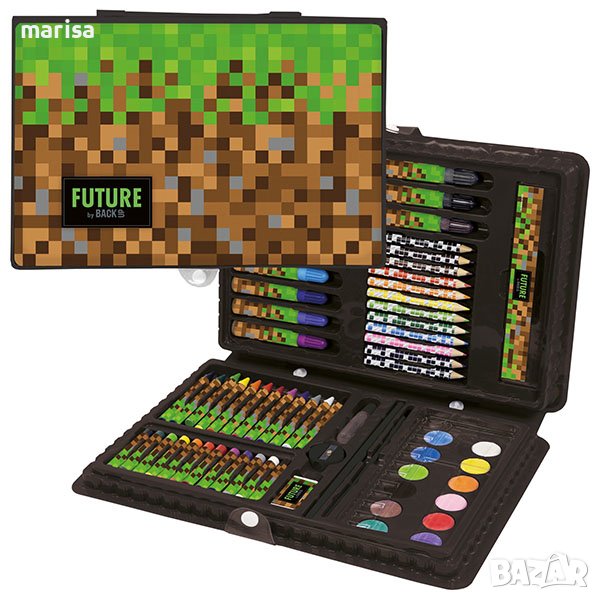 Рисувателен комплект GAME, за фенове на Minecraft, 71 части 5901130090716, снимка 1
