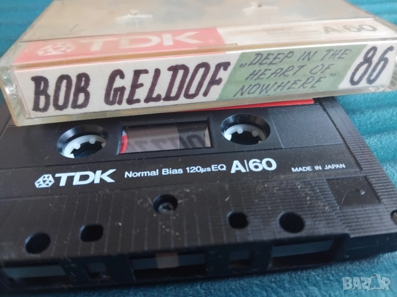 Bob Geldof – Deep In The Heart Of Nowhere - аудио касета музика, снимка 1