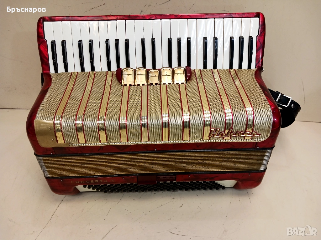 Акордеон Hohner Concerto 4.    120  насабаса, снимка 1