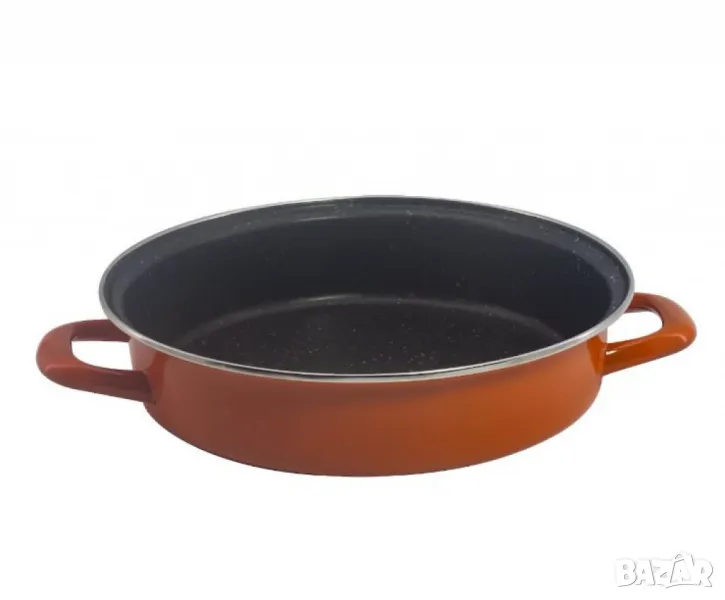 Тава Rosberg, различни размери, оранжева/въгл.стомана с незалеп.покр., снимка 1