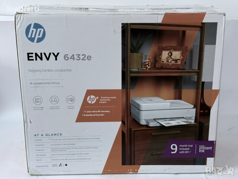 Принтер/скенер/факс HP ENVY 6432e WiFi, Bluetooth, MFP, снимка 1
