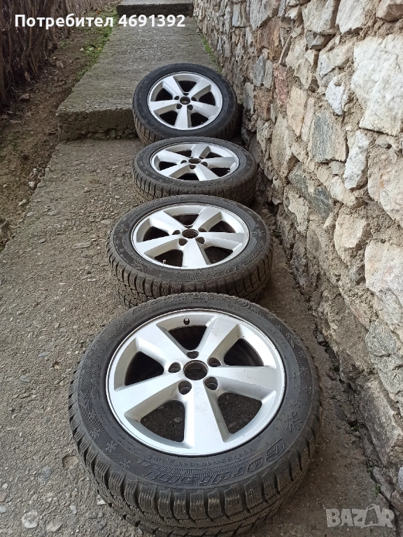 Джанти за ford 5×108 със зимни гуми, снимка 1