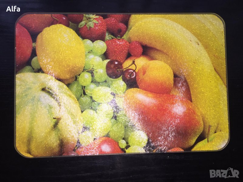 стъклена подложка за чинии, снимка 1