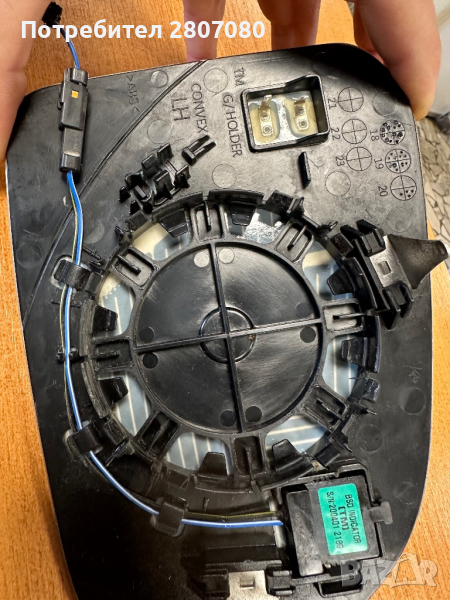 Стъкло за ляво огледало Santa fe 4, снимка 1