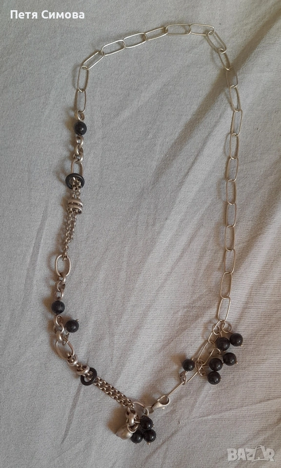 сребърно колие , снимка 1