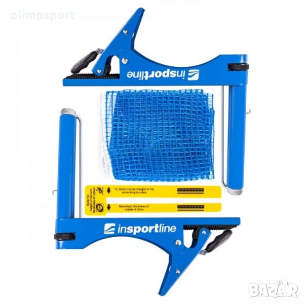 Мрежа за тенис на маса inSPORTline Tenusa е изработена от висококачествен полиамид. Твърдата метална, снимка 1