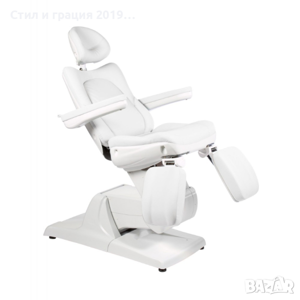 Стол за педикюр SONIA - Sadira (3 мотора) - тъмно сив/бял, снимка 1