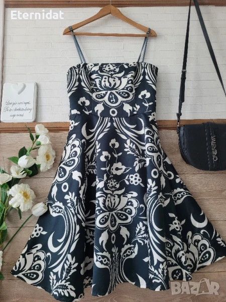 Разкроена елегантна рокля , снимка 1