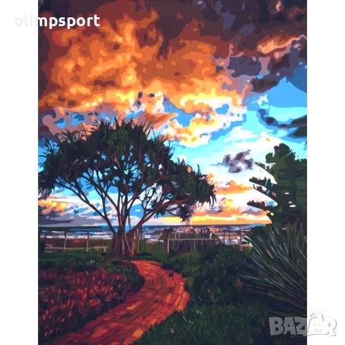 Комплект за рисуване по номера с платно 50х40 см, Модел 44 (27014644), снимка 1