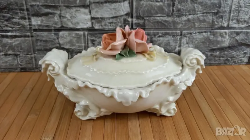 Порцеланова кутия за бижута - Karl Ens, снимка 1