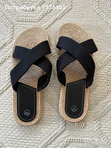 Нови дамски чехли номер 39, снимка 1