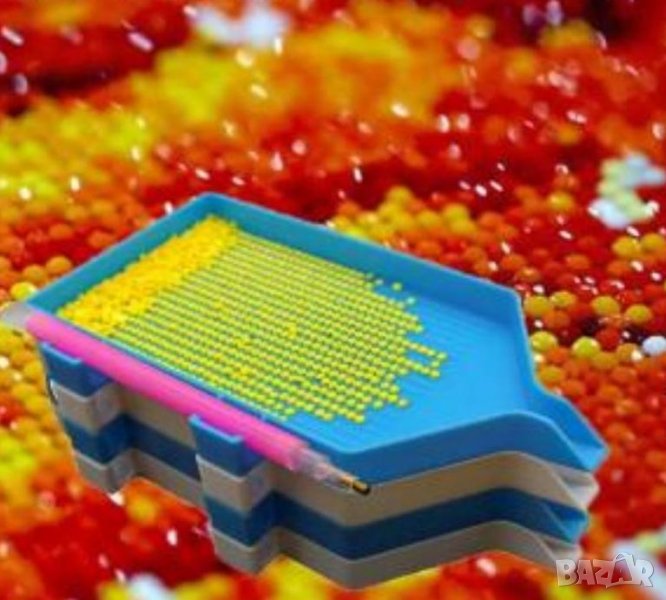 Тавичка за мъниста с място за стилус, снимка 1