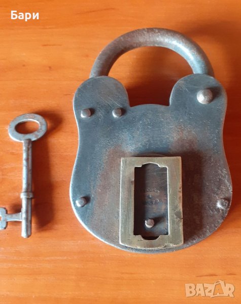 Рядък голям катинар от 1920-30година, снимка 1