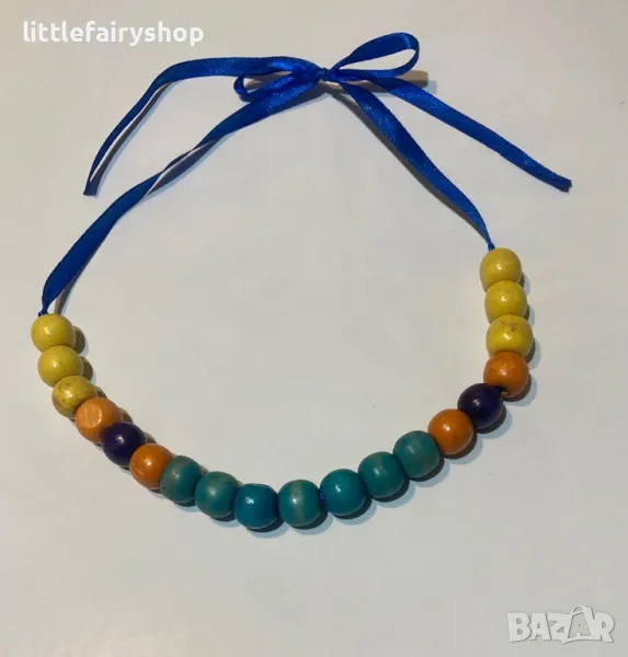 Дървено колие, снимка 1