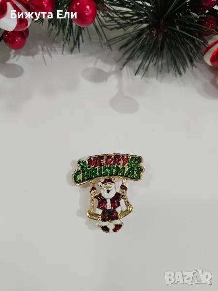Брошка Дядо Коледа , снимка 1