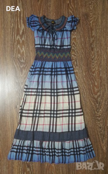 Синя рокля S-8лв., снимка 1