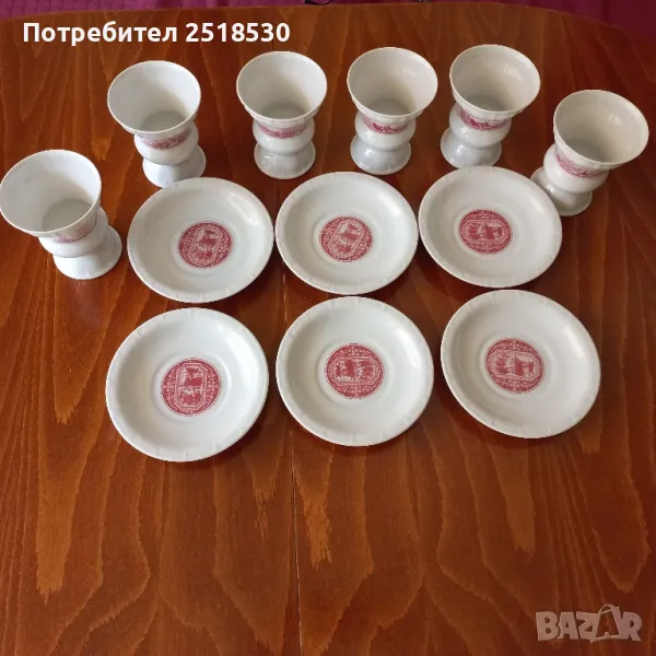 Комплект порцеланови чаши Henrich , снимка 1