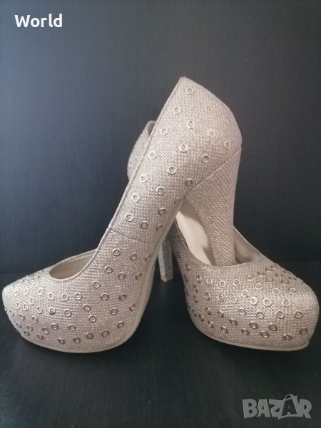Обувки с висок ток, снимка 1