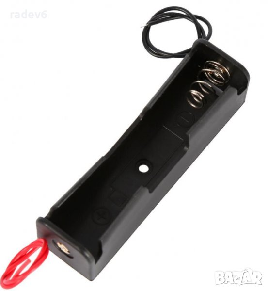 Гнездо за батерия 18650 модел 1x18650, снимка 1