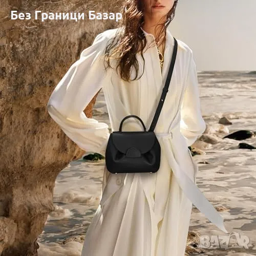 Нова Дамска чанта от еко кожа с презрамка, мини раница, елегантен дизайн, снимка 1