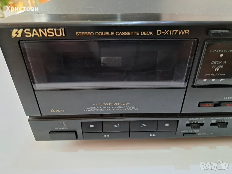 Уникален Двукасетъчен дек SANSUI D-X 117 WR, снимка 1