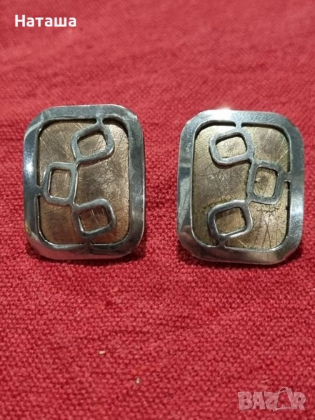 Vintage сребърни обеци 925 Italy , снимка 1
