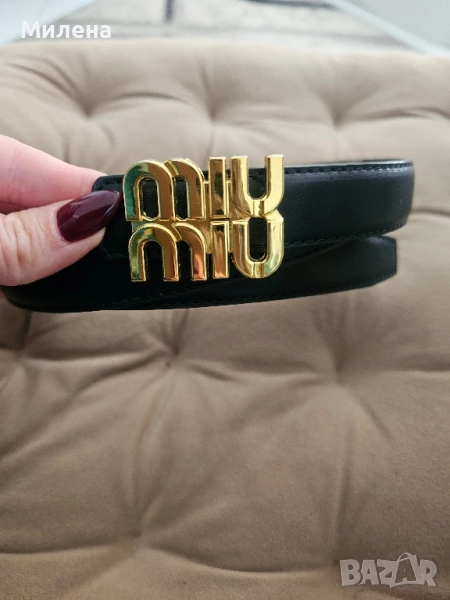 Miu Miu естествена кожа колан, снимка 1