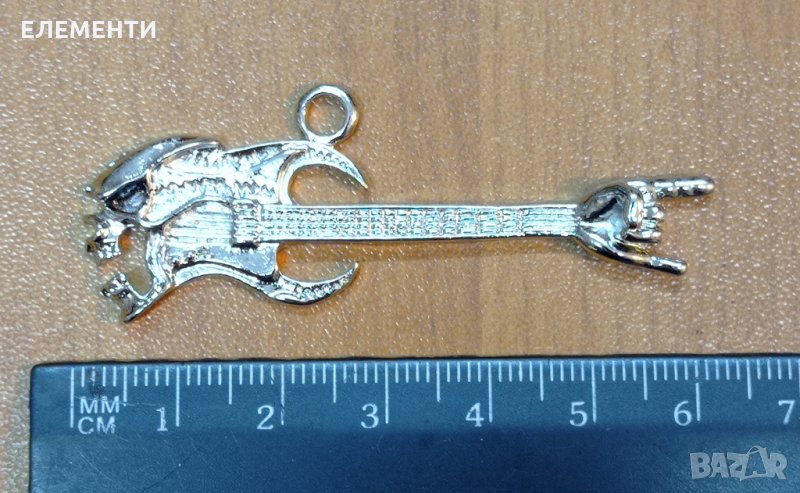 Метален Елемент - КИТАРА, снимка 1