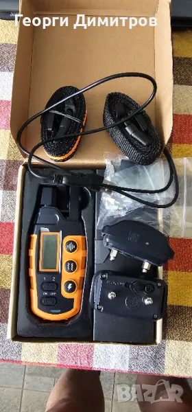 Електрически нашийник за обучение на кучета, с дистанционно управление, снимка 1