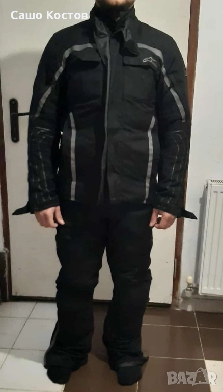 Текстител мото екип от две части ALPINESTARS, снимка 1