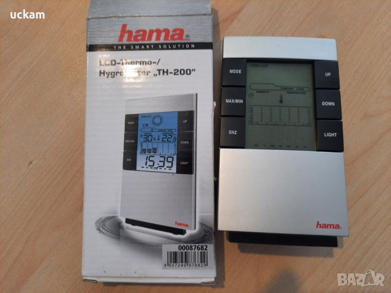 Термометър / Хидрометър Hama LCD TH-200, снимка 1