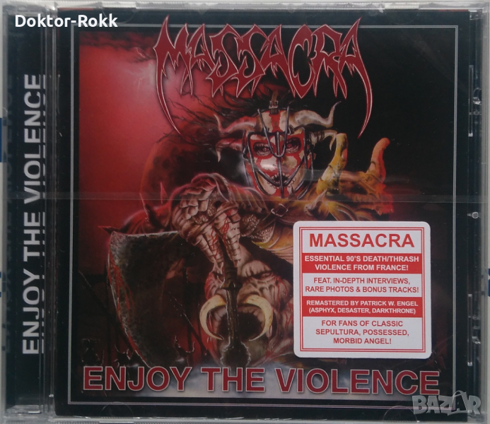 Massacra – Enjoy The Violence 1992 (2014, CD), снимка 1