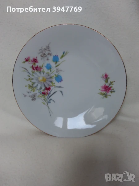 3 десертни чинии, снимка 1