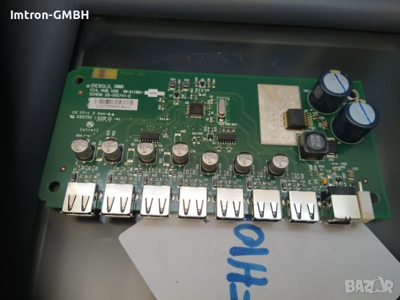 Diebold CCA,HUB,USB,7 PORT,1.1 PN: 49-211381-000A, ATM Control Board, снимка 1