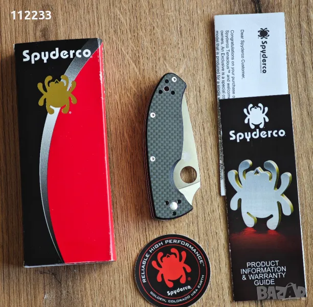 Spyderco оригнален чисто нов нож, снимка 1