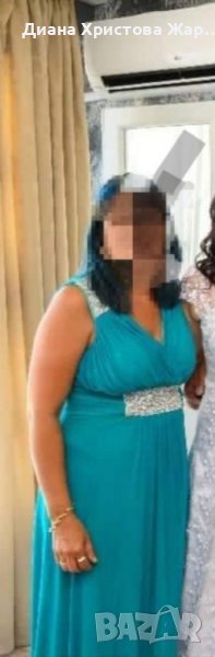 Тюркоазена рокля, снимка 1