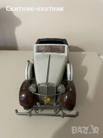 Метален модел на ретро автомобил, снимка 10 - Антикварни и старинни предмети - 53253581