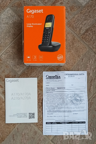 Безжичен телефон слушалка марка Gigaset  A170.