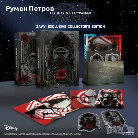 Само за колекционери ! Нов STAR WARS - THE RISE OF SKYWALKER - 4K + Blu Ray Steelbook Edition, снимка 2 - Blu-Ray филми - 48256035