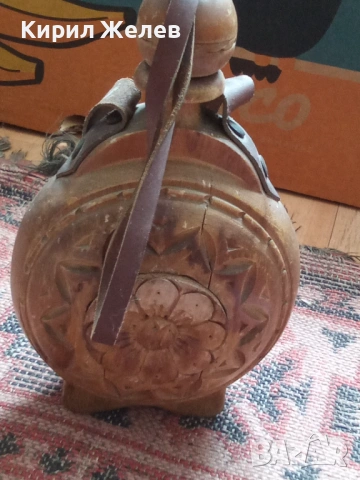 Стара дървена бъклица 53673, снимка 8 - Антикварни и старинни предмети - 53391006