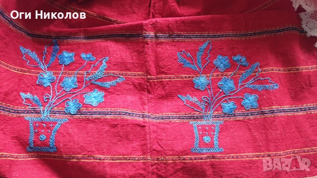 Автентична престилка от Хърцойска носия, снимка 4 - Антикварни и старинни предмети - 52016871