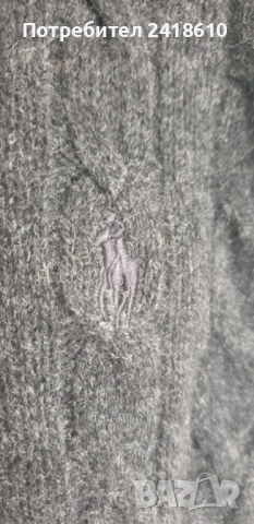 POLO Ralph Lauren Cable Wool/ Cashmere Knit Mens Size M НОВО!  ОРИГИНАЛ! Mъжки Пуловер, снимка 18 - Пуловери - 52629775