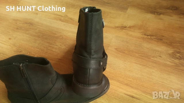 HARLEY DAVIDSON Scout Boot Leather размер EUR 45 обувки естествена кожа - 2391, снимка 9 - Мъжки боти - 53866371
