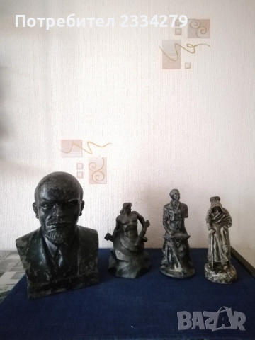 Стари статуетки метало пластики от различни автори, години и материали. , снимка 2 - Статуетки - 52702510