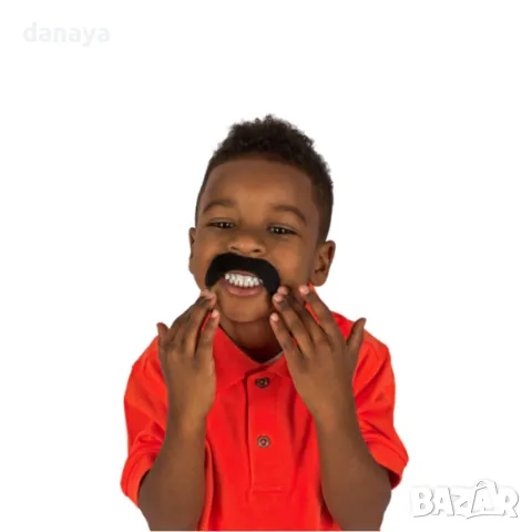 5249 Самозалепващи фалшиви черни мустаци за парти, 7 броя, снимка 2 - Други - 47393939