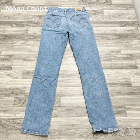Levis 724 High rise Slim Straight 18883 Светлосини Дънки Висока Талия W29/L31 (S-M), снимка 5 - Дънки - 39103276