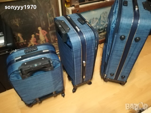 КУФАРИ 3БР ЗА 200ЛВ ТЕКСТИЛ КОЛЕЛЦА 2008230808, снимка 6 - Куфари - 41907732