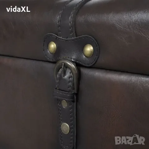 vidaXL Комплект пейки за съхранение, кафяви, 3 бр（SKU: 240551）, снимка 2 - Дивани и мека мебел - 56063246