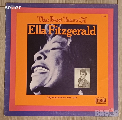 Ella Fitzgerald ‎– The Best Years Of Ella Fitzgerald Издание 🇩🇪 GERMANY 1970г Стил:JAZZ ,SWING Със